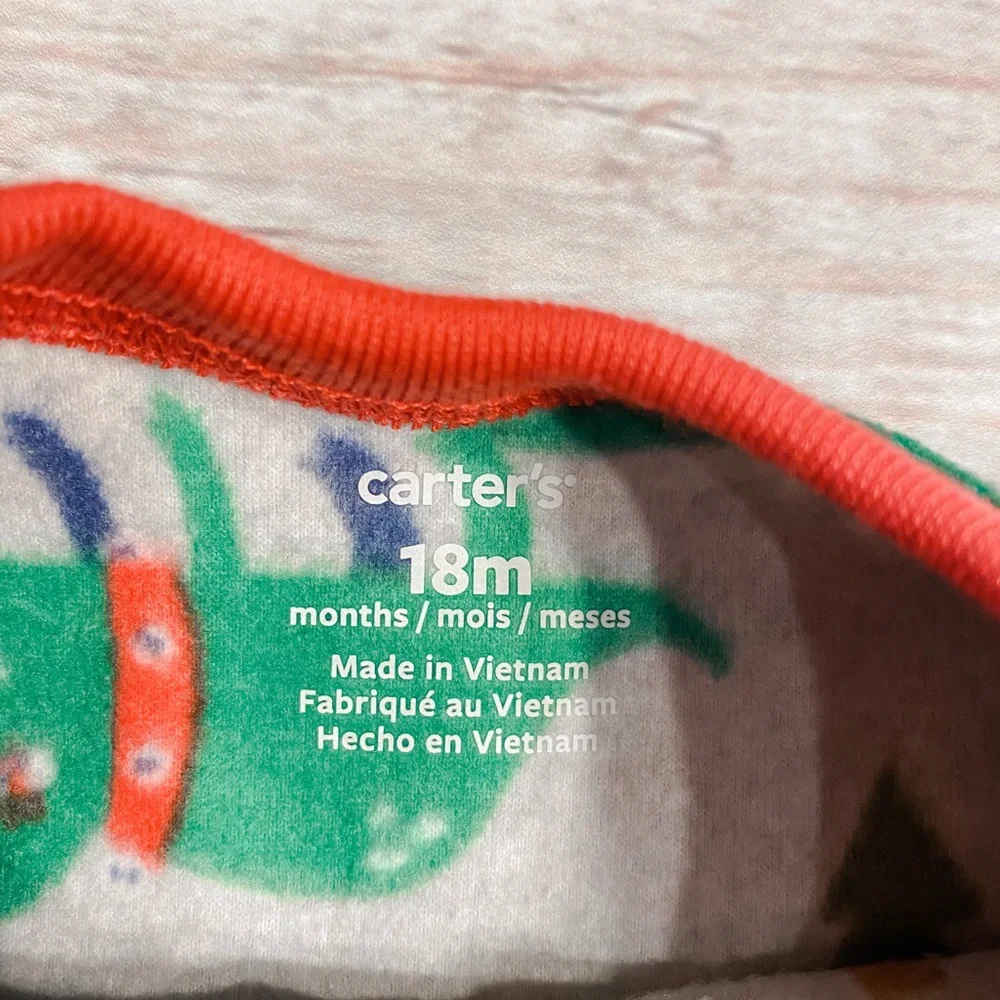 📌🆕 Carter’s • Dinosaur • Holiday Pajamas